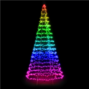 Twinkly Light Tree 3D, 300 LED, 2 m, IP44 - Viedās ziemassvētku gaismas