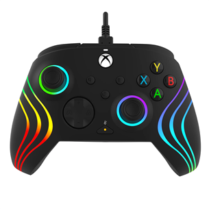 PDP Xbox Series X|S & PC Black Afterglow Wave Controller - Kontrolieris 708056069254