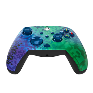 PDP, Xbox Series X|S & PC, Glitch Green REMATCH Advanced Wired Controller - Gamepad