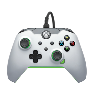 PDP Xbox Series X, S & PC Neon White Controller - Gamepad, 708056069063