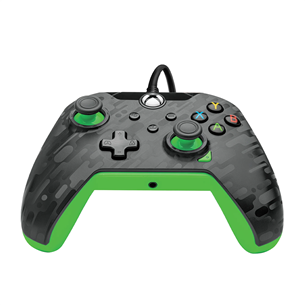 PDP Xbox Series X|S & PC Neon Carbon Controller, pelēka/zaļa - Kontrolieris