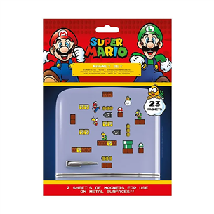 Magnet Set Super Mario - Ledusskapja magnēti 5050293650814