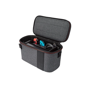 PDP Nintendo Switch Pull-N-Go Case Elite Edition, pelēka - Futrālis spēļu konsolei