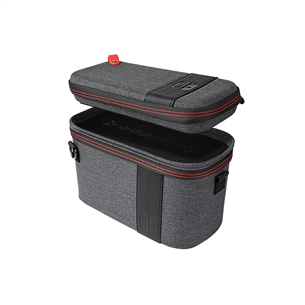 PDP Nintendo Switch Pull-N-Go Case Elite Edition, pelēka - Futrālis spēļu konsolei