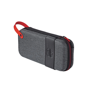 PDP Nintendo Switch Pull-N-Go Case Elite Edition, pelēka - Futrālis spēļu konsolei