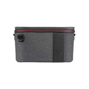 PDP Nintendo Switch Pull-N-Go Case Elite Edition, pelēka - Futrālis spēļu konsolei