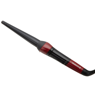 Remington Silk, diameter 13-25 mm, red/black - Conical curling wand CI96W1