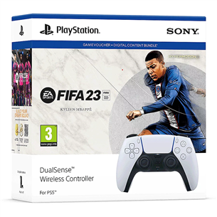 Sony DualSense + FIFA23, PlayStation 5 - Контроллер + игра