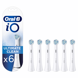 Braun iO Ultimate Clean White XL, 6 gab. - Uzgaļi elektriskajai zobu birste IOCW-6WHITE