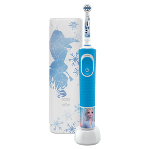 Braun Oral-B Frozen II, ceļojumu futrālis, zila - Elektriskā zobu birste