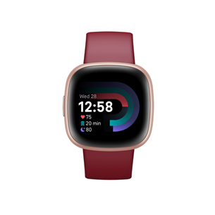 Fitbit Versa 4, темно-красный/медный - Смарт-часы