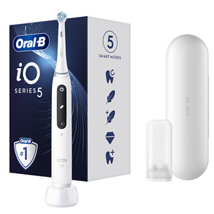 Braun Oral-B iO 5, balta - Elektriskā zobu birste IO5WHITE
