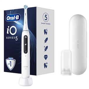 Oral-B iO5, balta - Elektriskā zobu birste