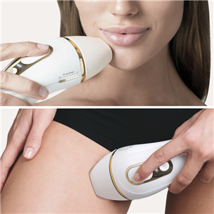 Braun Silk-expert Pro 5, balta/zelta - Fotoepilators