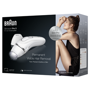 Braun Silk-expert Pro 3 IPL, balta - Fotoepilators