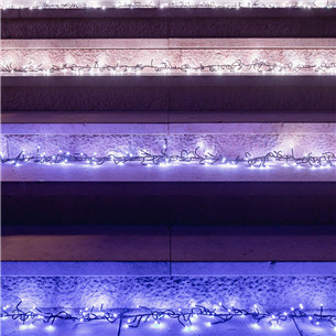 Twinkly Cluster, 400 LED, IP44, 6 m, black - Smart Christmas Lights