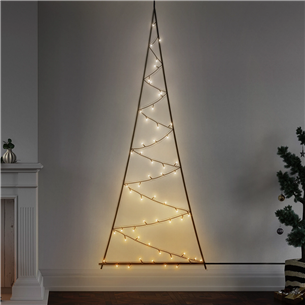 Twinkly Light Tree 2D, 100 LED, IP44, 2 m, black - Smart Christmas Tree