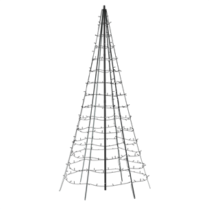 Twinkly Light Tree 3D, 450 LED, 3 m, IP44 - Viedās ziemassvētku gaismas