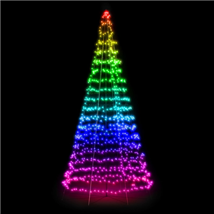 Twinkly Light Tree 3D, 450 светодиодов, IP44, 3 м, черный - Умная рождественская елка