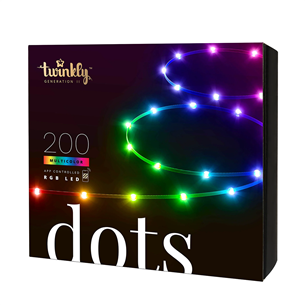 Twinkly Dots, 200 светодиодов, IP20, 10 м, белый - Умная светодиодная лента