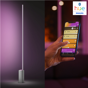 Philips Hue Signe, White and Color Ambiance, gray - LED Table Lamp