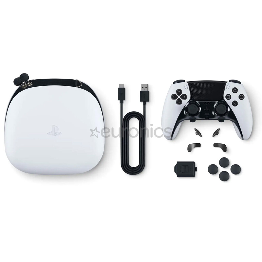 Sony DualSense Edge, PlayStation 5, balta - Bezvadu kontrolieris