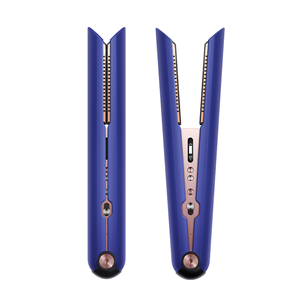 Dyson Corrale, Special Edition, 165-210 °C, blue/copper - Cordless hair straightener CORRALE.VLT