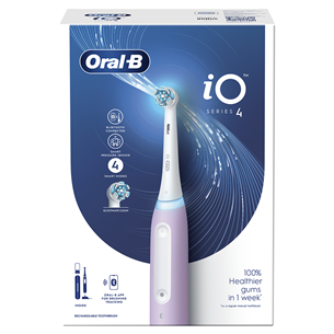 Oral-B iO4, lillā - Elektriskā zobu birste