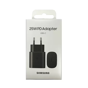 Samsung, USB-C, 25 W, black - Charger