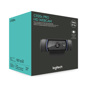 Logitech C920s Pro, FHD, черный - Веб-камера