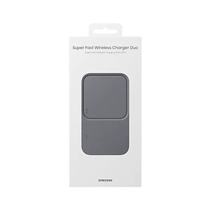 Samsung Wireless Charger Duo Pad + Travel Adapter, dark gray - Wireless charger