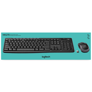 Logitech MK270, RUS, black - Wireless Desktop