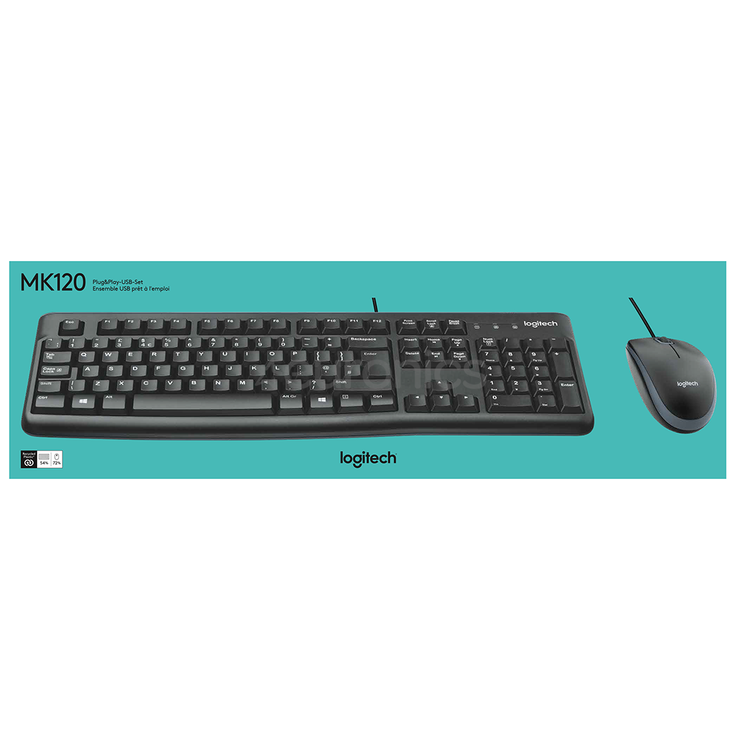 Logitech MK120, RUS, black - Desktop