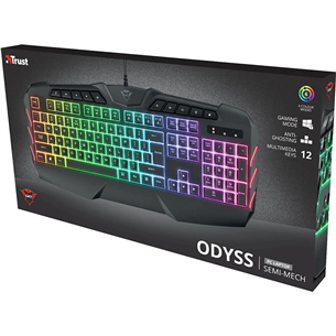 Trust GXT 881 Odyss, RUS, black - Keyboard