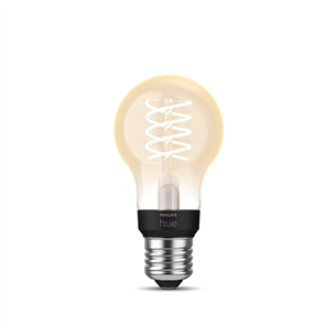 Philips Hue White Filament, E27, melna - Viedā spuldze 929003051401