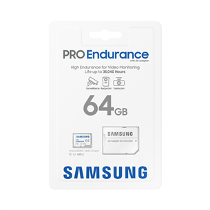 Samsung PRO Endurance, + adapteris, 64 GB - Atmiņas karte