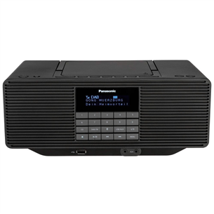 Panasonic RX-D70BT, FM, DAB+, USB, Bluetooth, AUX, melna - Pārnēsājama magnetola