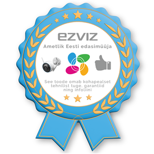 EZVIZ BM1 Bear, 2 MP, WiFi, nakts redzamība, gaiši zila - Video aukle