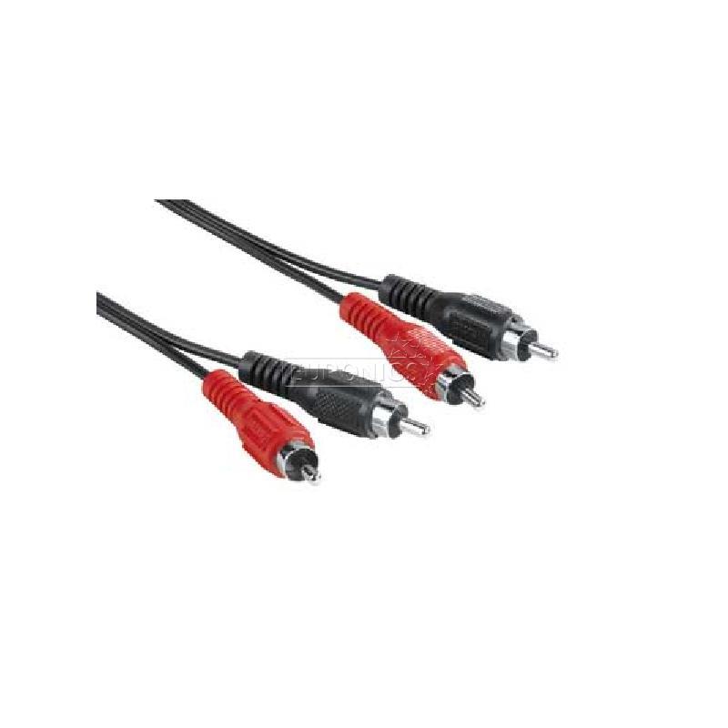 2RCA uz 2RCA kabelis, Hama