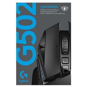 Logitech G502 LightSpeed, melna - Bezvadu datorpele