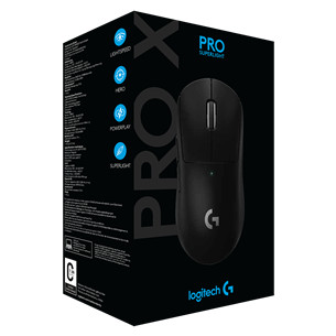 Logitech G Pro X, melna - Bezvadu datorpele
