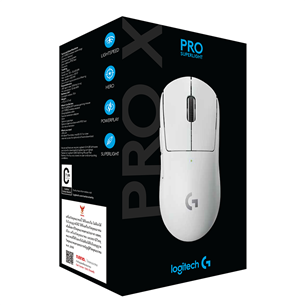 Logitech Pro X, white - Wireless Optical Mouse