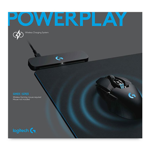 Peles paliktnis G POWERPLAY, Logitech