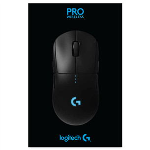 Logitech G Pro, melna - Bezvadu datorpele