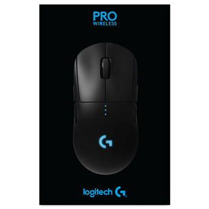 Logitech G Pro, melna - Bezvadu datorpele