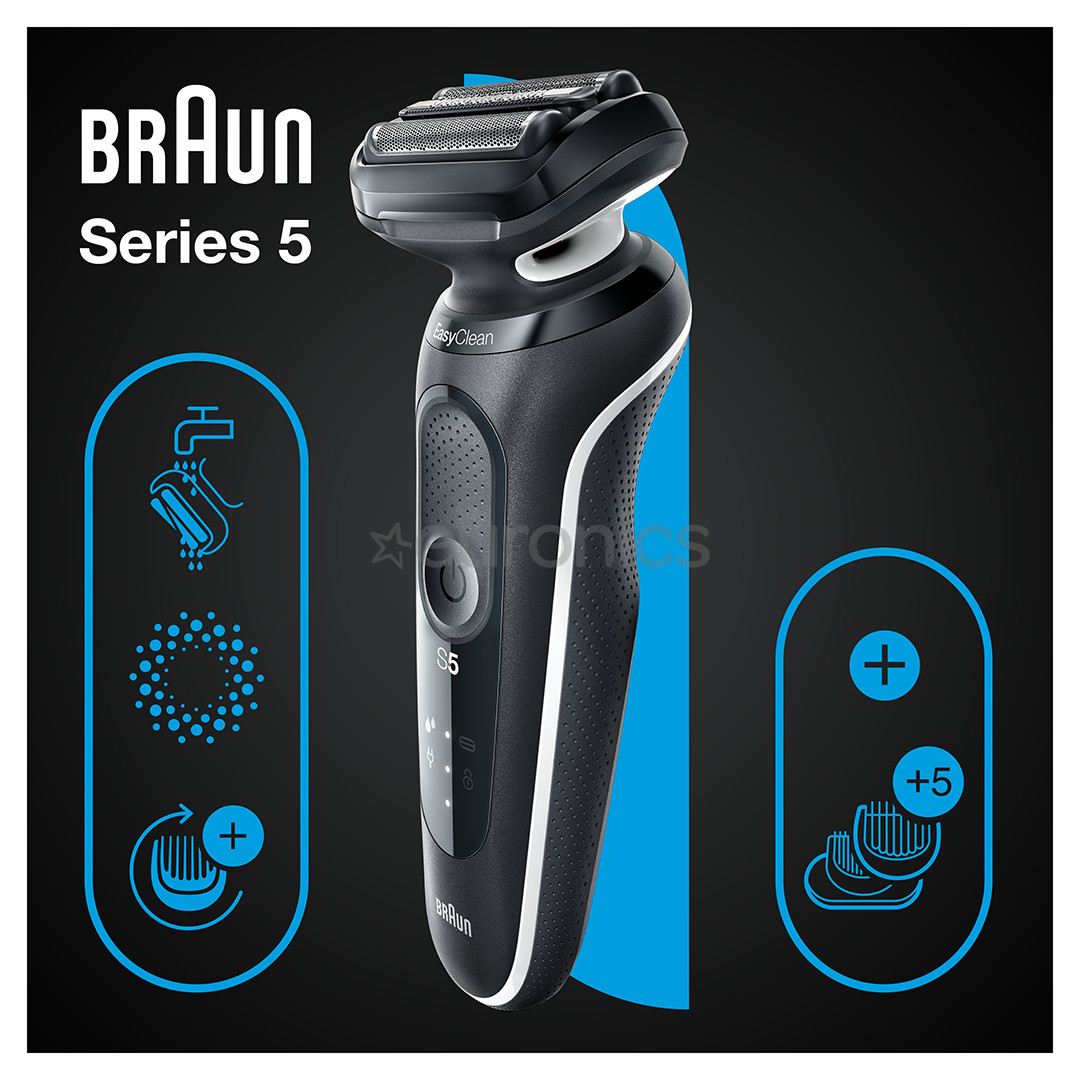 Braun Series 5, Wet & Dry, black - Shaver