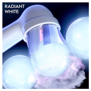 Braun Oral-B iO Radiant White, 4 gab., balta - Uzgaļi elektriskajai zobu birstei