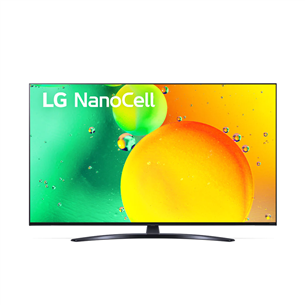 LG NANO763QA, NanoCell, 4K, 55", centra statīvs, melna - Televizors