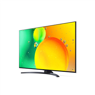 LG NANO763QA, 55", 4K UHD, LED LCD, NanoCell, центральная подставка, черный - Телевизор