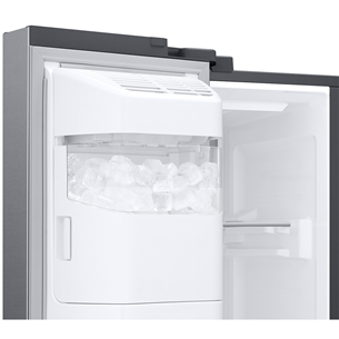 Samsung, Family Hub, 614 л, высота 178 см, нерж. сталь - SBS-холодильник